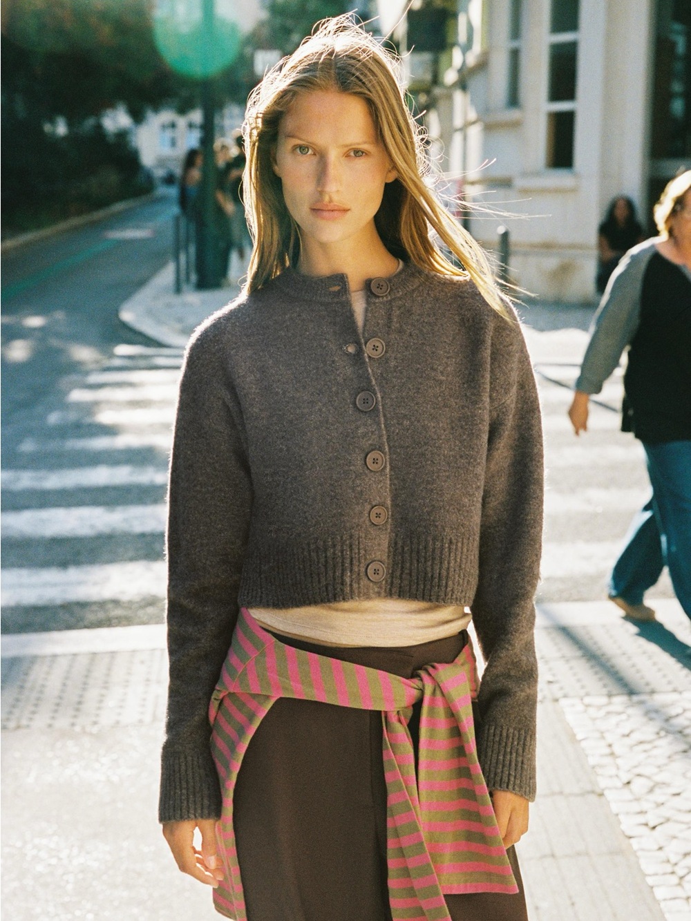 Zara Button Up Cardigan Sweater